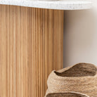 Gion Console 140 - Light Oak & Nougat