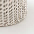Girona Bistro Table - Aged Teak & Chalk - Round Dining Tables Loom Collection Loom Collection Dubai