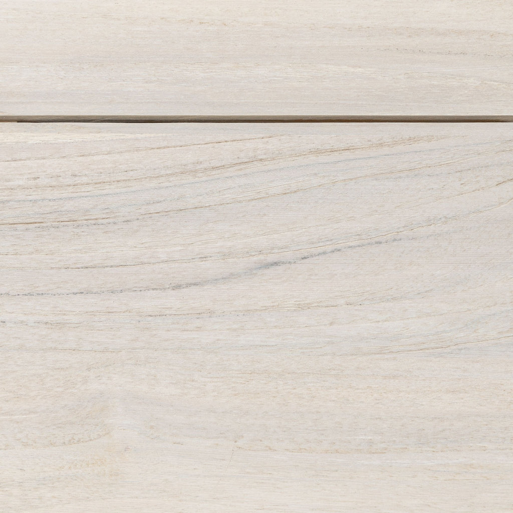 Girona Bistro Table - Aged Teak & Chalk - Round Dining Tables Loom Collection Loom Collection Dubai