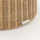 Girona Bistro Table - Aged Teak & Natural - Round Dining Tables Loom Collection Loom Collection Dubai