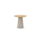 Girona Bistro Table - Honey & Chalk - Round Dining Tables Loom Collection Loom Collection Dubai
