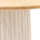 Girona Bistro Table - Honey & Chalk - Round Dining Tables Loom Collection Loom Collection Dubai