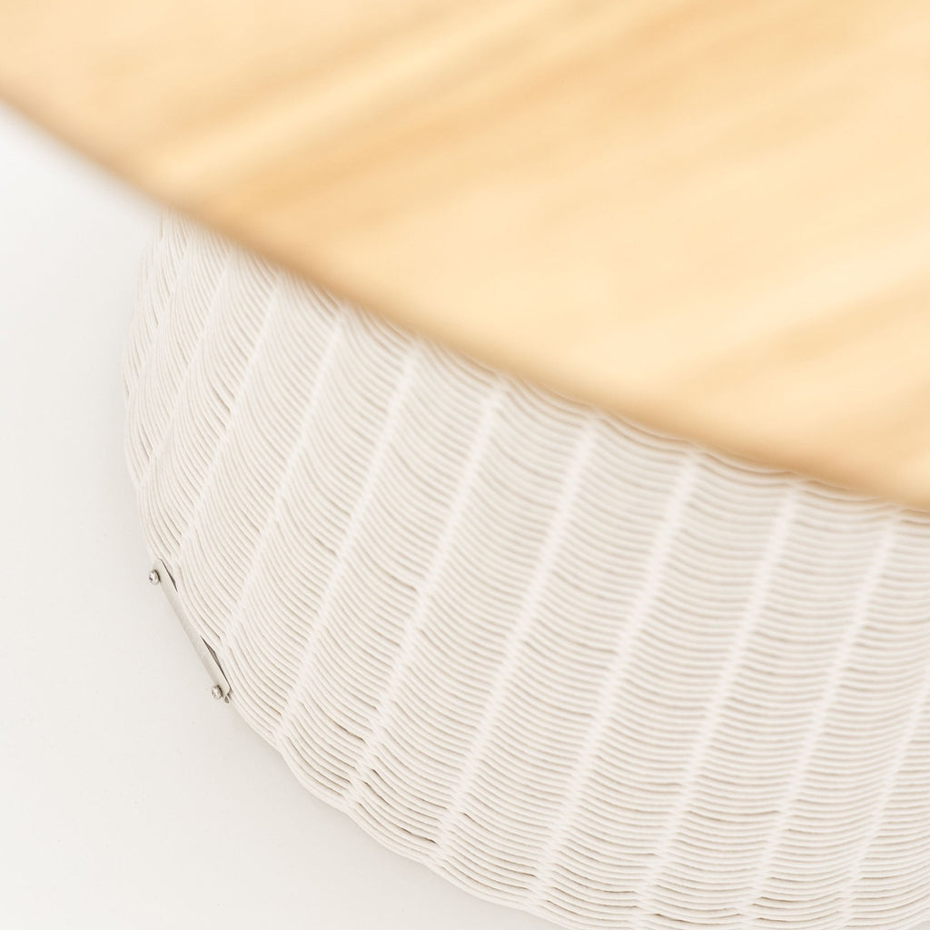 Girona Bistro Table - Honey & Chalk - Round Dining Tables Loom Collection Loom Collection Dubai