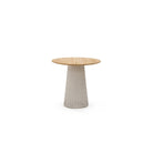 Girona Bistro Table - Honey & Chalk - Round Dining Tables Loom Collection Loom Collection Dubai