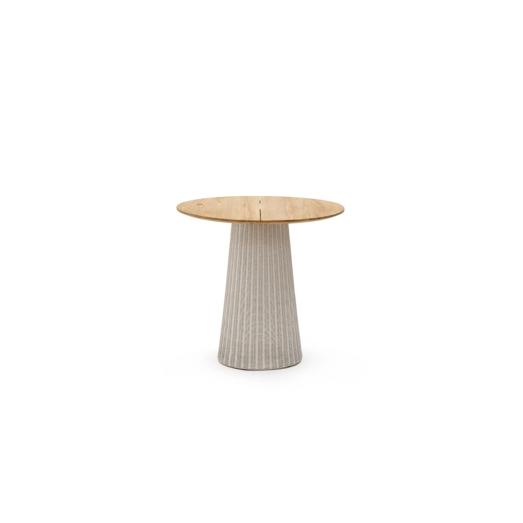 Girona Bistro Table - Honey & Chalk - Round Dining Tables Loom Collection Loom Collection Dubai