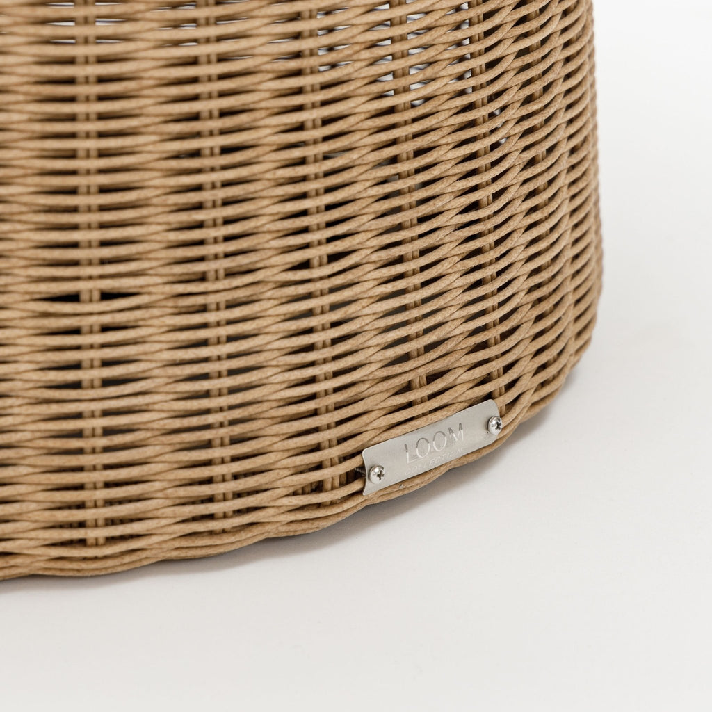 Girona Bistro Table - Honey & Natural - Round Dining Tables Loom Collection Loom Collection Dubai