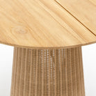 Girona Bistro Table - Honey & Natural - Round Dining Tables Loom Collection Loom Collection Dubai