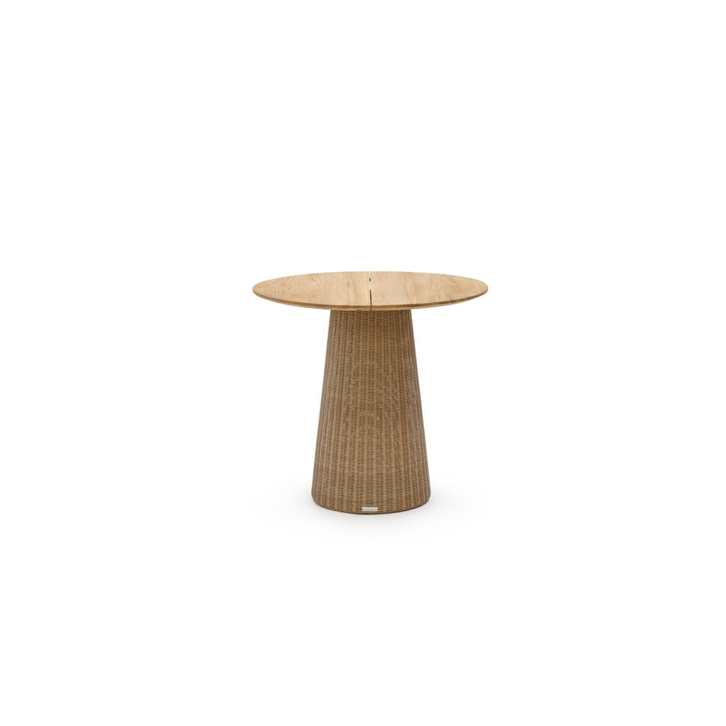 Girona Bistro Table - Honey & Natural - Round Dining Tables Loom Collection Loom Collection Dubai