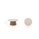 Girona Coffee Table - Aged Teak & Natural