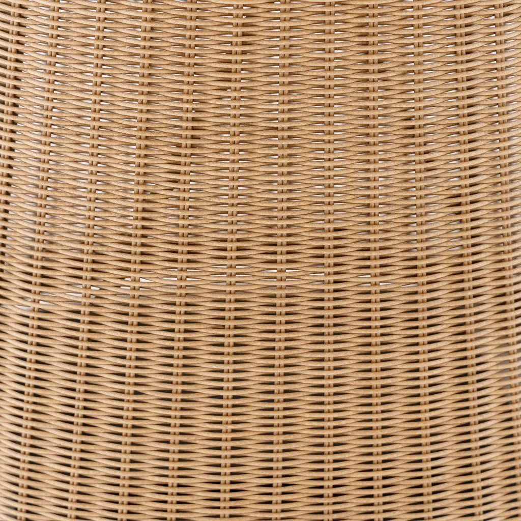 Girona Dining Table - Age Teak & Natural - Round Dining Tables Loom Collection Loom Collection Dubai