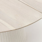 Girona Dining Table - Age Teak & Stonewhite - Round Dining Tables Loom Collection Loom Collection Dubai