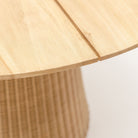 Girona Dining Table - Honey & Natural - Round Dining Tables Loom Collection Loom Collection Dubai