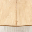 Girona Dining Table - Honey & Stonewhite - Round Dining Tables Loom Collection Loom Collection Dubai