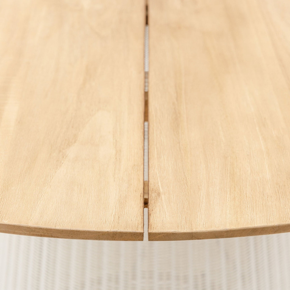 Girona Dining Table - Honey & Stonewhite - Round Dining Tables Loom Collection Loom Collection Dubai