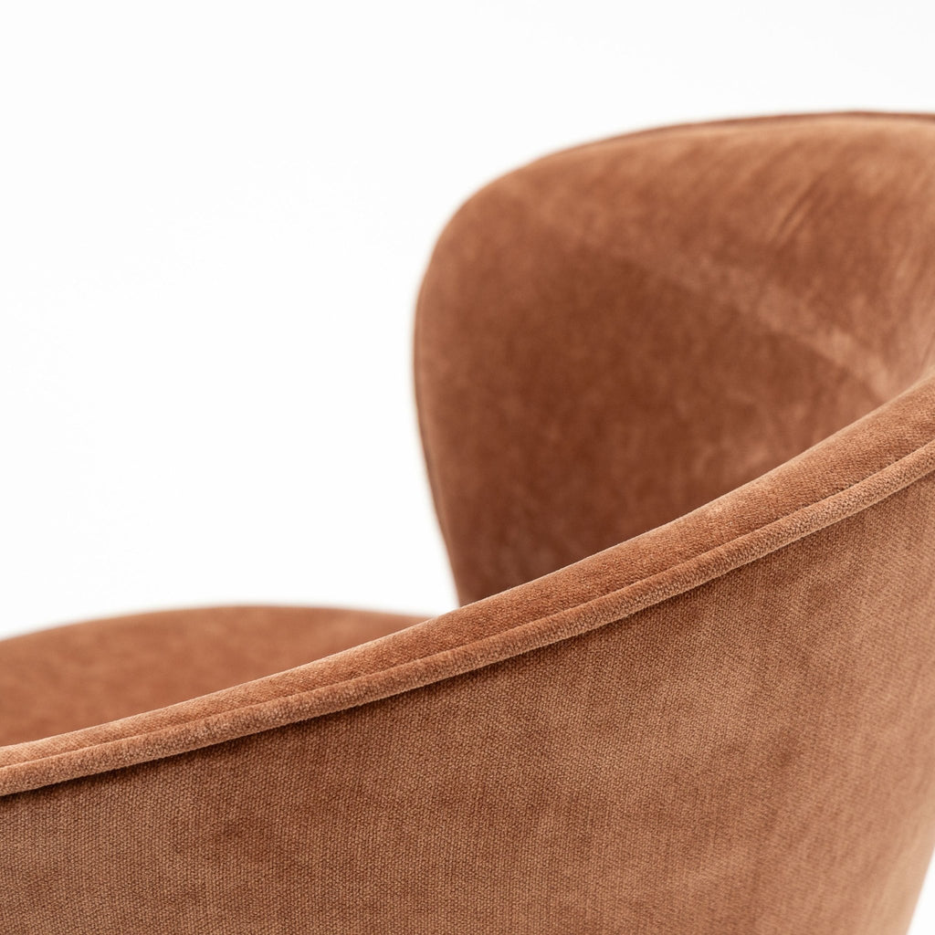 Glide Chair - Light Oak & Canna Caramel - Dining Chairs Tolv Loom Collection Dubai