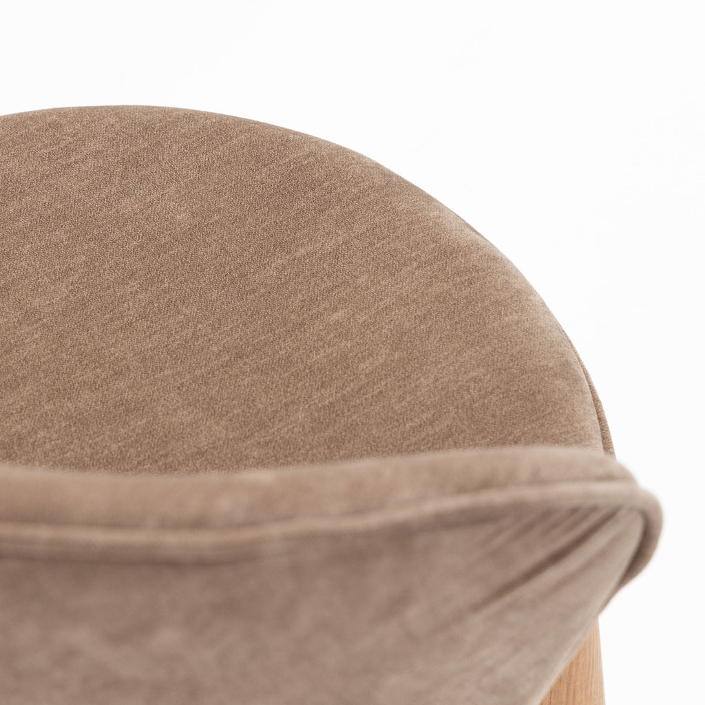 Glide Chair - Light Oak & Canna Chocolate - Dining Chairs Tolv Loom Collection Dubai