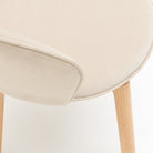 Glide Chair - Light Oak & Ecru
