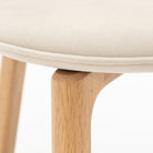 Glide Chair - Light Oak & Ecru