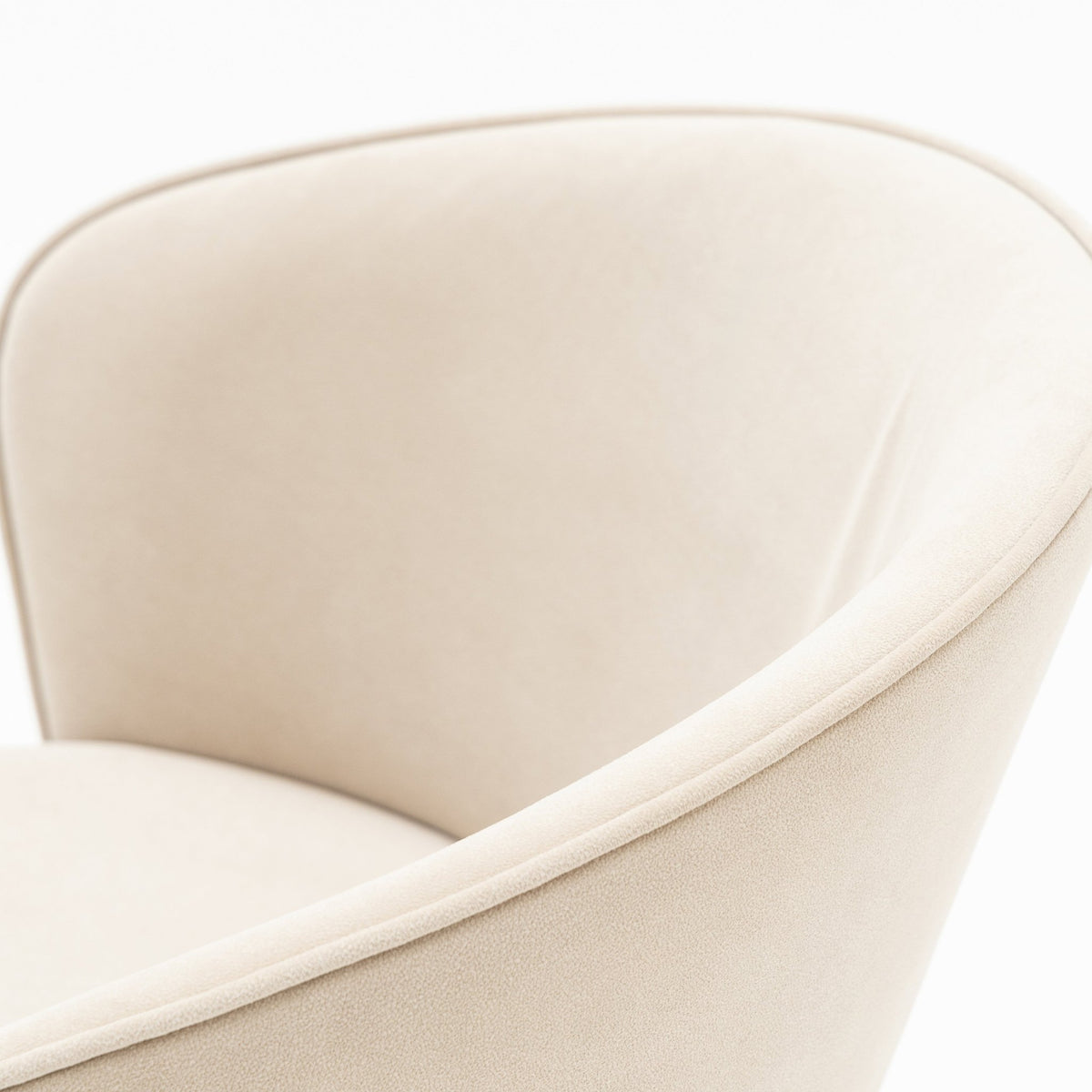 Glide Chair - Light Oak & Ecru