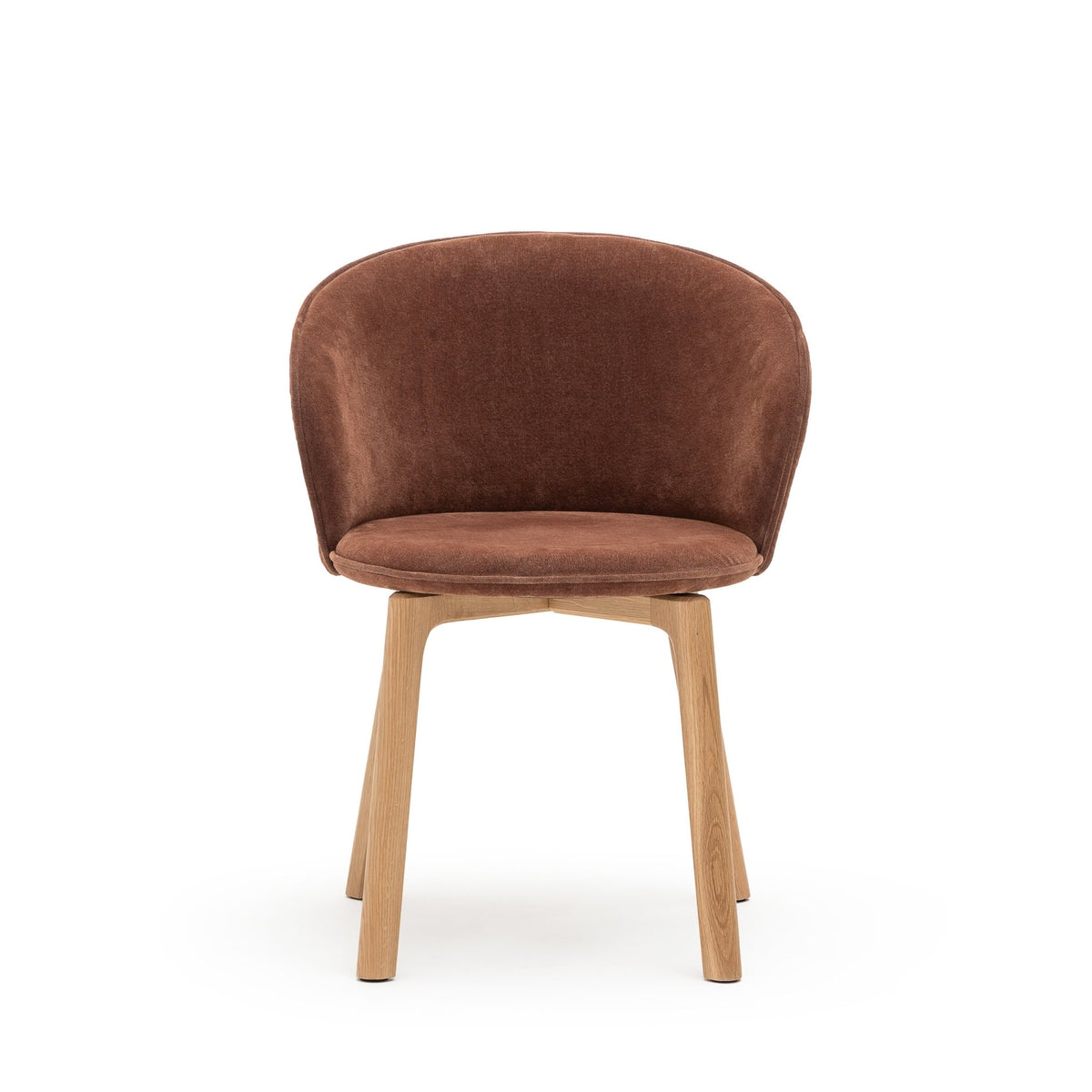 Glide Chair - Light Oak & Russet
