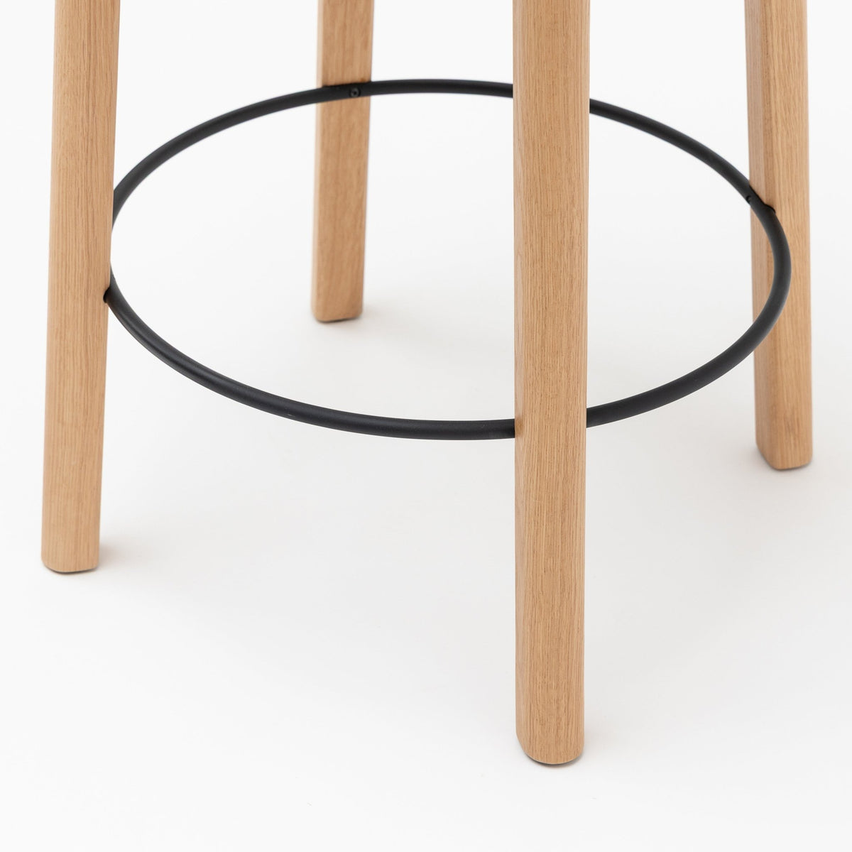 Glide Counter Chair - Light Oak & Ecru