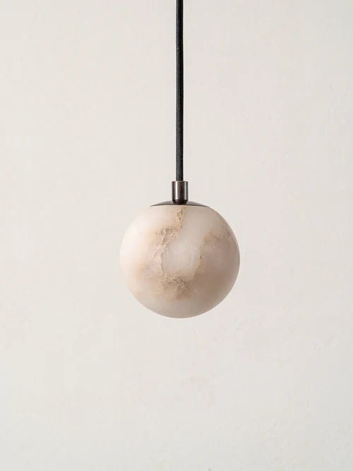 Globa - Alabaster Glass And Bronze Ceiling Pendant - Loom Collection