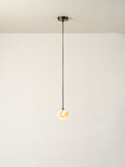 Globa - Alabaster Glass And Bronze Ceiling Pendant