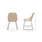 Grace Dining Chair - Lava & Natural