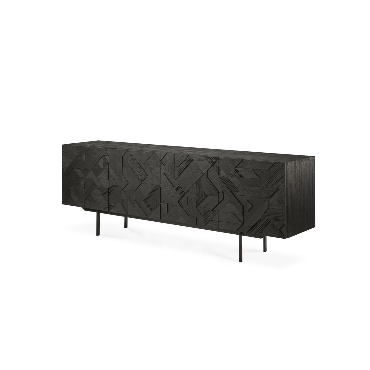 Graphic Sideboard - Buffets & Sideboards Ethnicraft Loom Collection Dubai