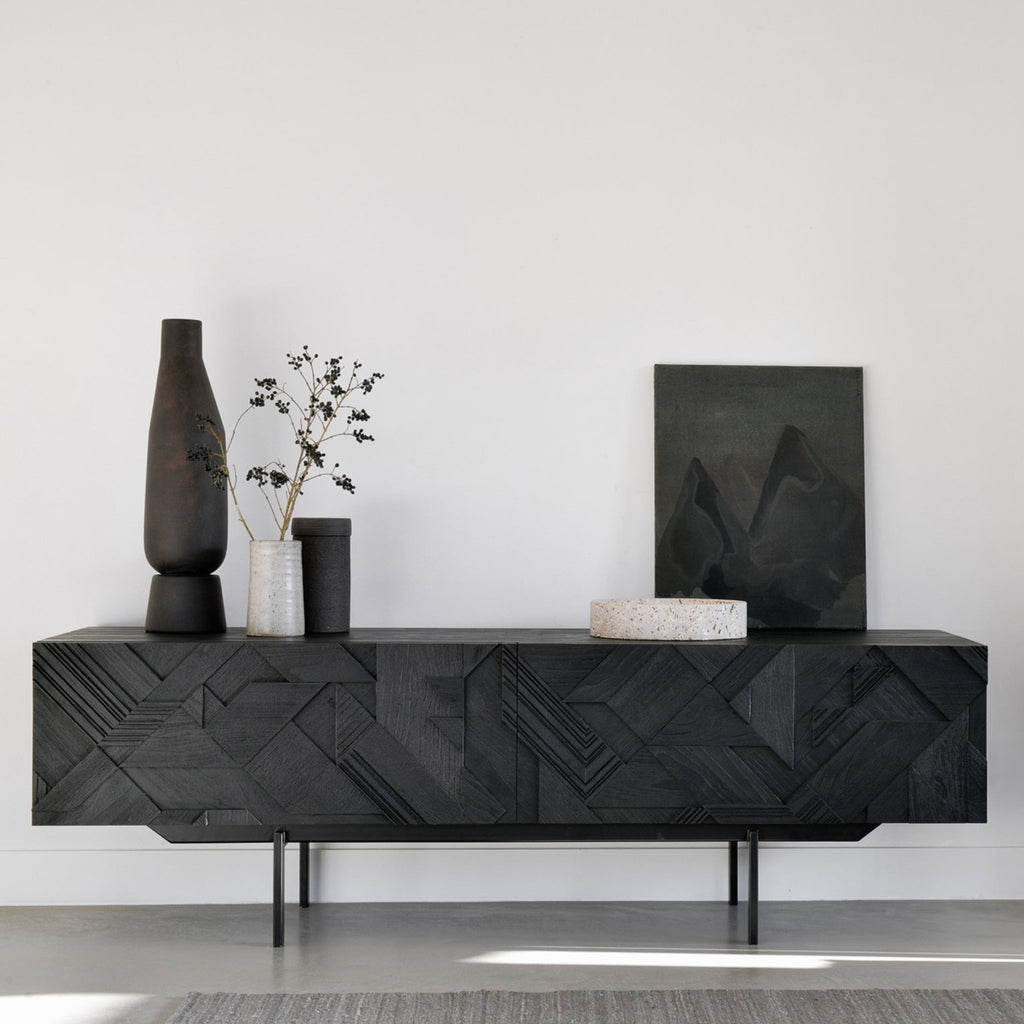 Graphic Tv Cupboard - TV and Entertainment Units Ethnicraft Loom Collection Dubai