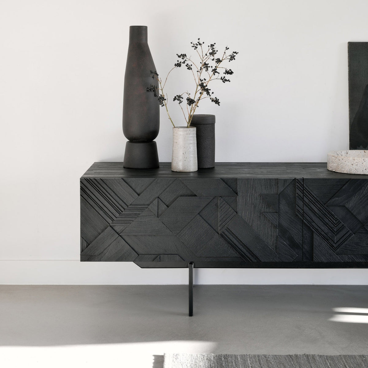 Graphic Tv Cupboard - TV and Entertainment Units Ethnicraft Loom Collection Dubai