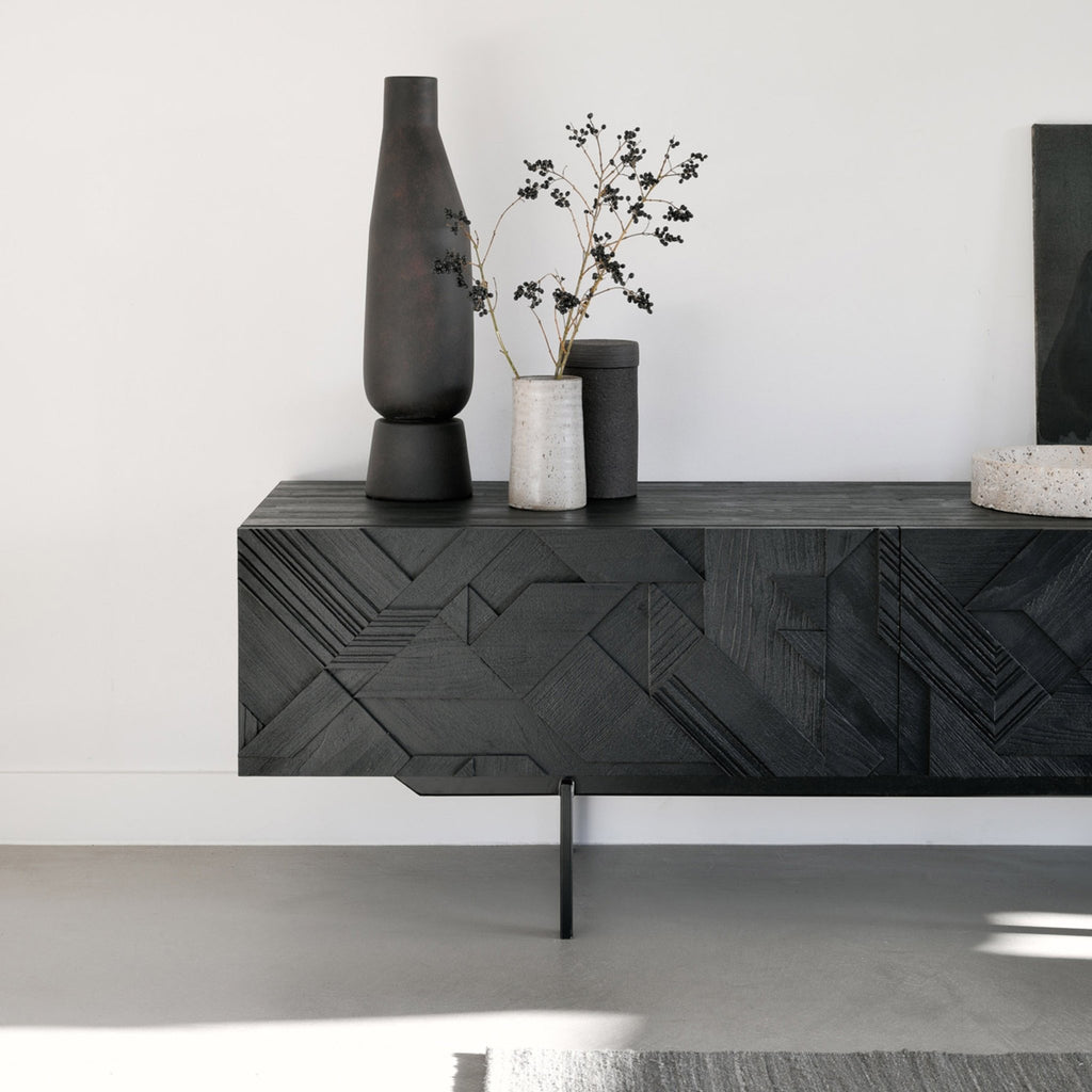 Graphic Tv Cupboard - TV and Entertainment Units Ethnicraft Loom Collection Dubai