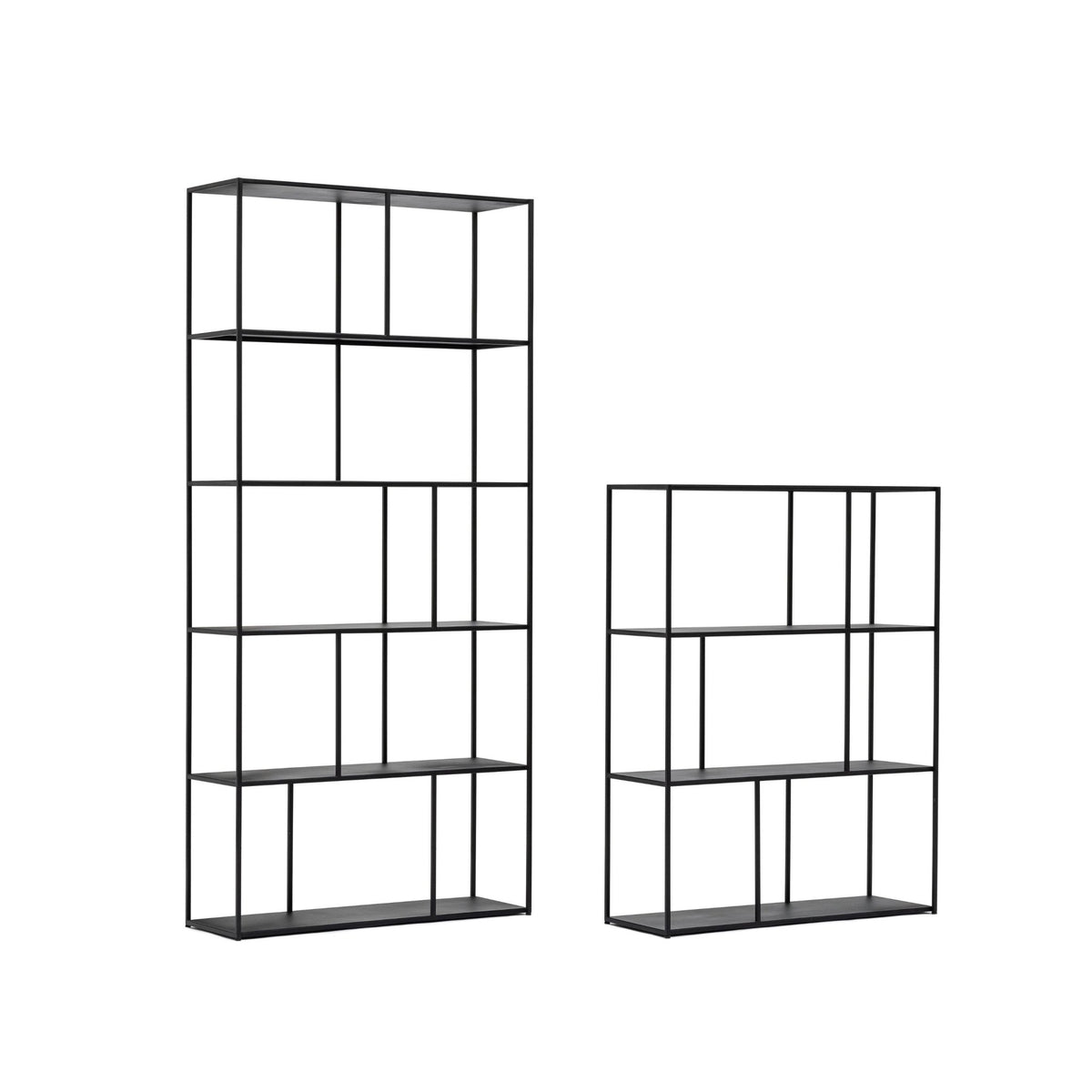 Grillo Shelf Tall - Black - Shelving Loom Collection Loom Collection Dubai