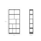 Grillo Shelf Tall - Black - Shelving Loom Collection Loom Collection Dubai