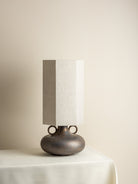 Grove - Bronze Ceramic And Linen Table Lamp