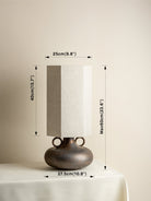 Grove - Bronze Ceramic And Linen Table Lamp