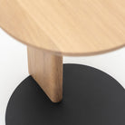 Guild Side Table - Blonde Oak and Black - Side Tables Tolv Loom Collection Dubai