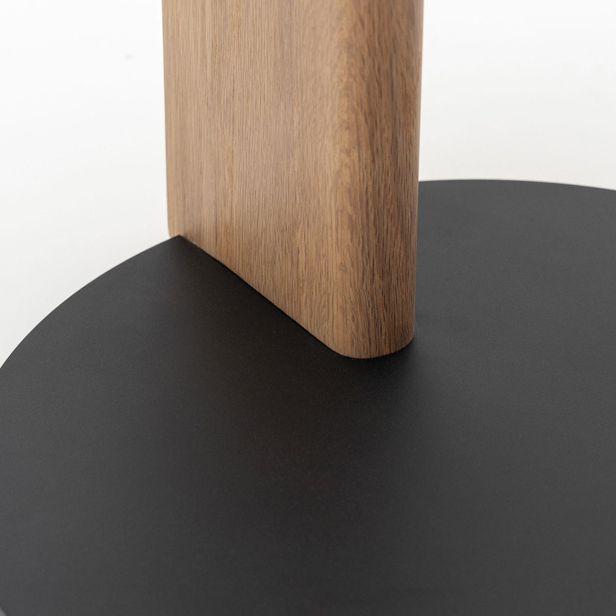 Guild Side Table - Blonde Oak and Black - Side Tables Tolv Loom Collection Dubai