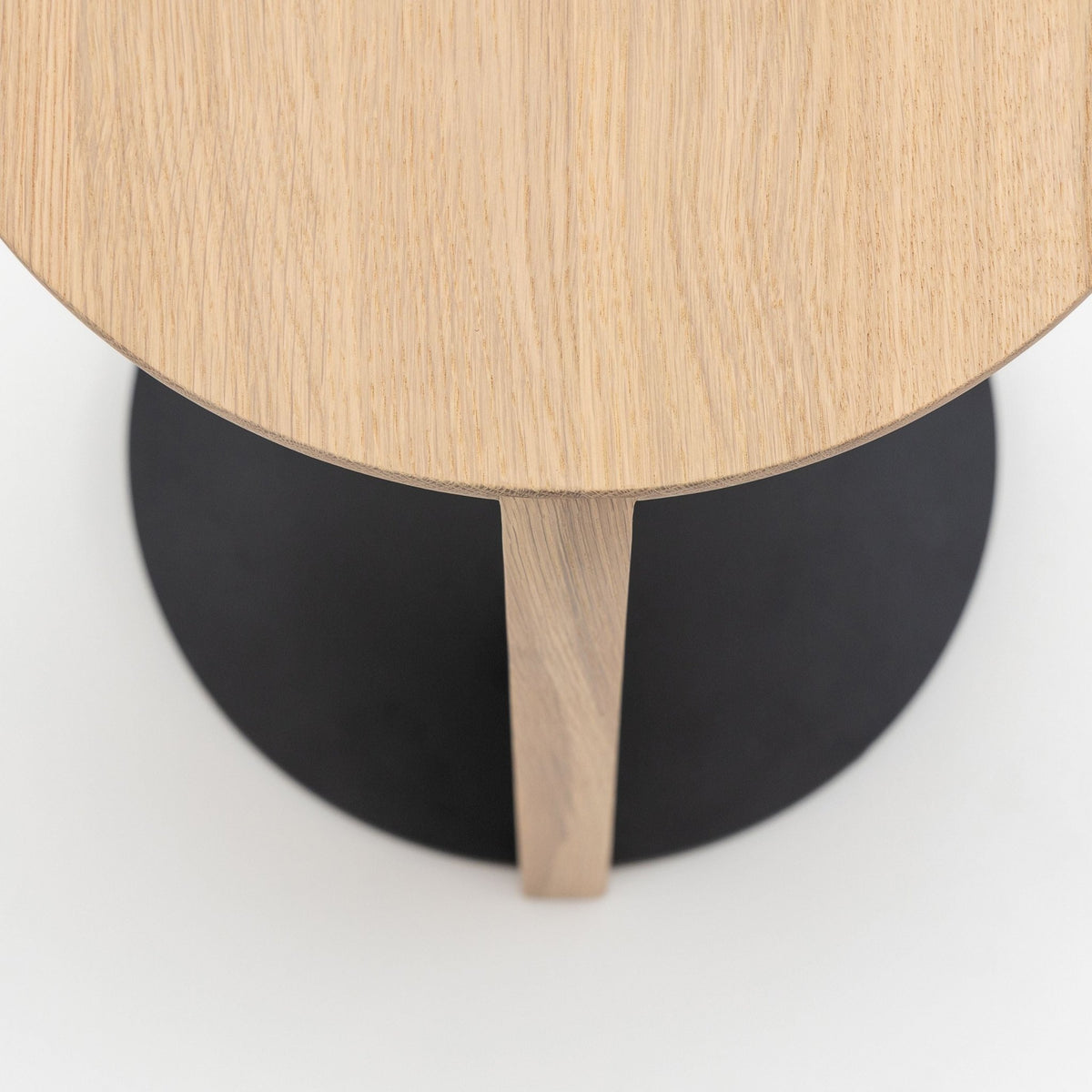 Guild Side Table - Blonde Oak and Black - Side Tables Tolv Loom Collection Dubai