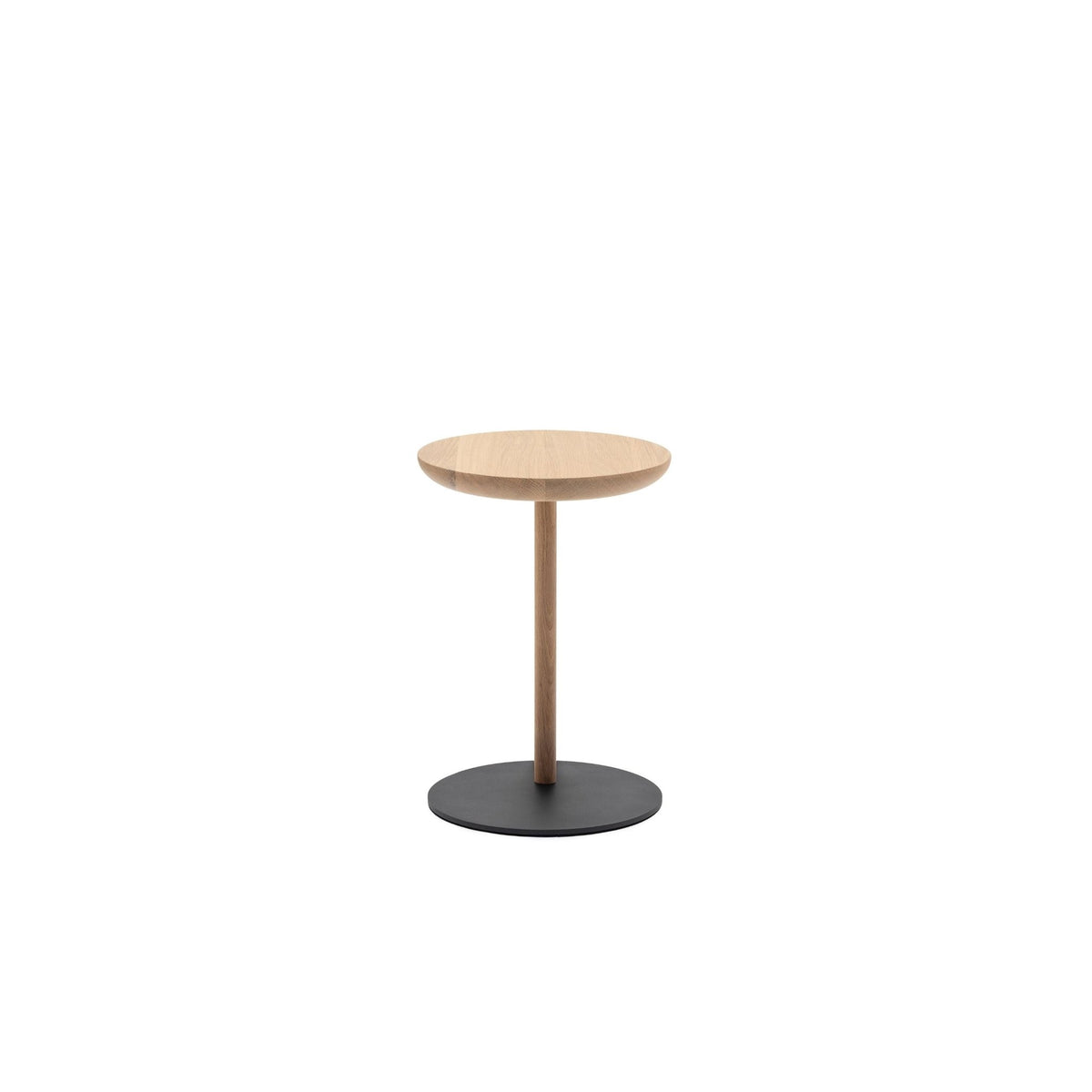 Guild Side Table - Blonde Oak and Black - Side Tables Tolv Loom Collection Dubai