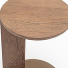 Guild Side Table - Latte Oak and Bronze - Side Tables Tolv Loom Collection Dubai