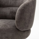 Gwen Swivel Chair - Ebony