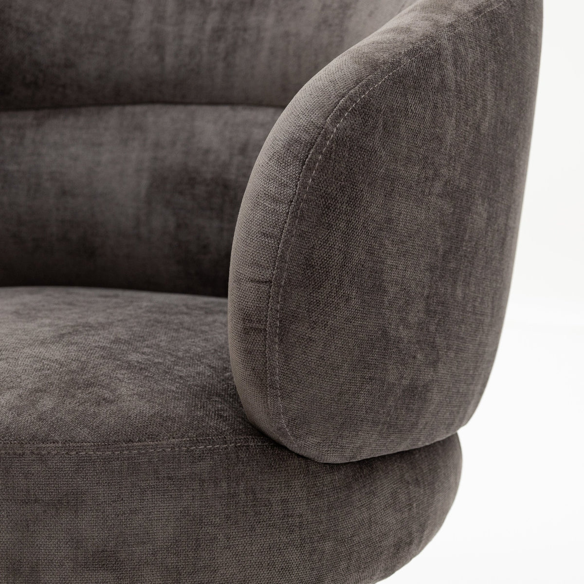 Gwen Swivel Chair - Ebony