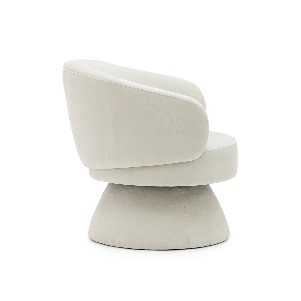 Gwen Swivel Chair - Ivory