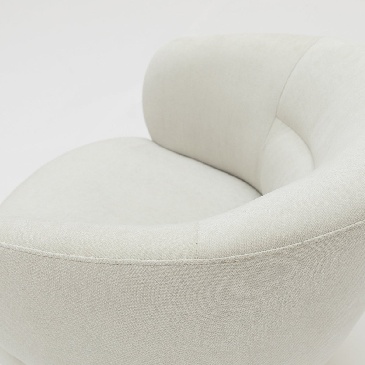 Gwen Swivel Chair - Ivory