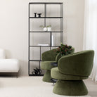 Gwen Swivel Chair - Moss