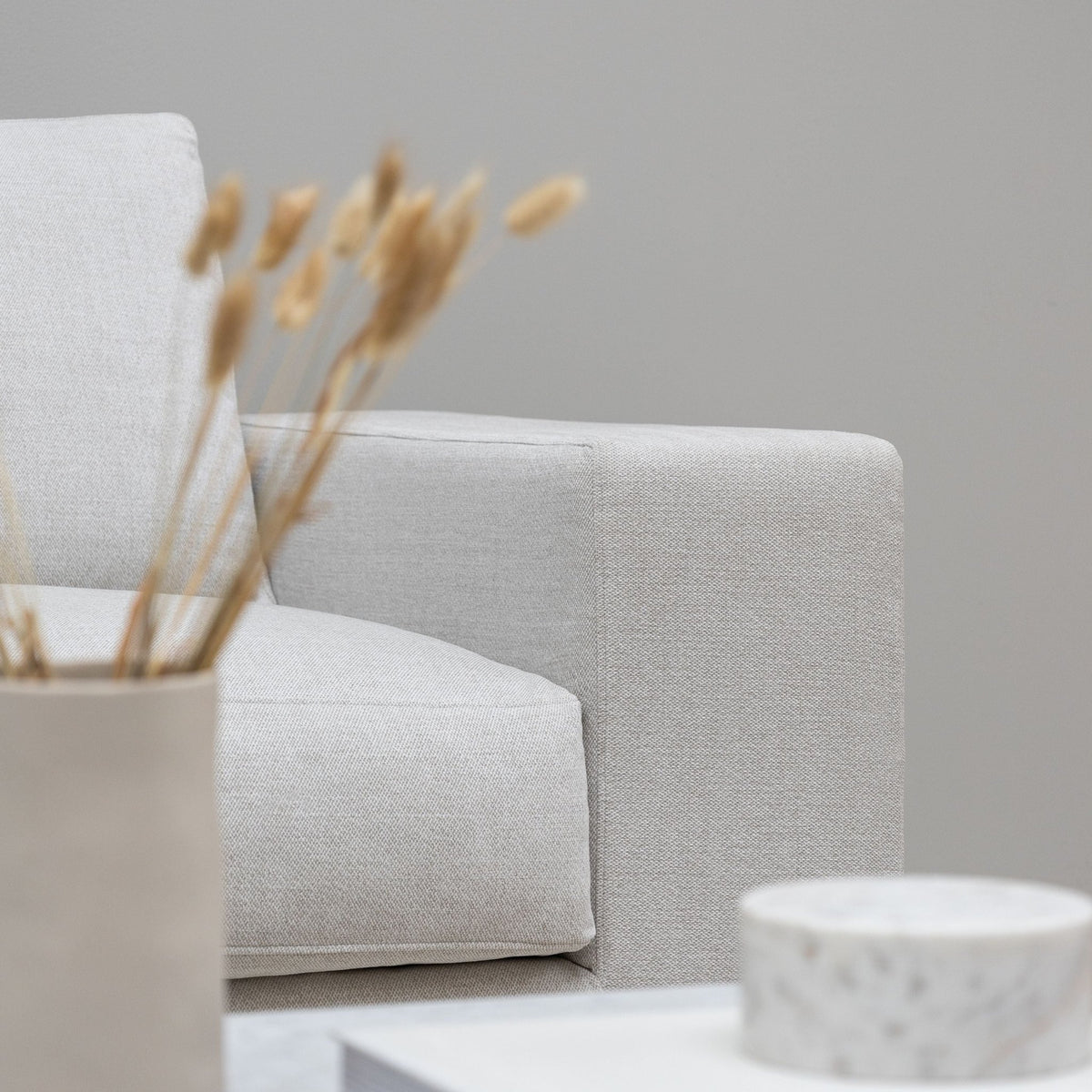 Hansen L Shaped Sofa - Alice Pearl - Modular Sofas Tolv Loom Collection Dubai