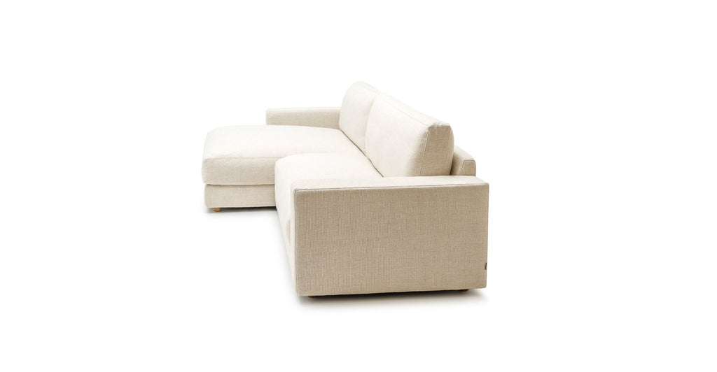 Hansen L Shaped Sofa - Oatmeal.