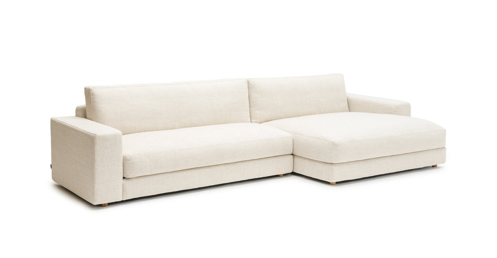 Hansen L Shaped Sofa - Oatmeal.