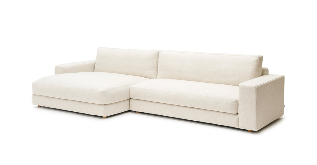 Hansen L Shaped Sofa - Oatmeal.